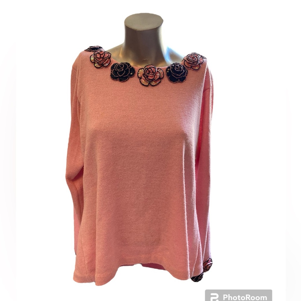 Design Options by Philip & Jane Gordon Size Large Pink with Roses
